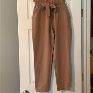 High waist Paperbag Pants